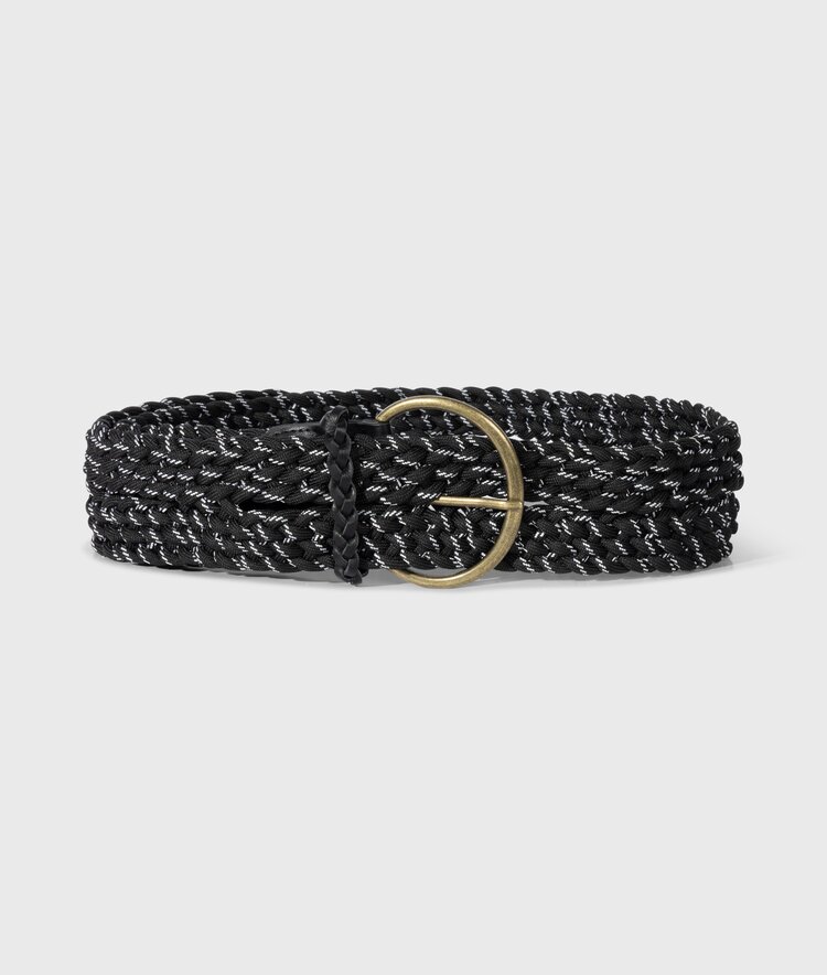 10DAYS Braided belt black 10Days
