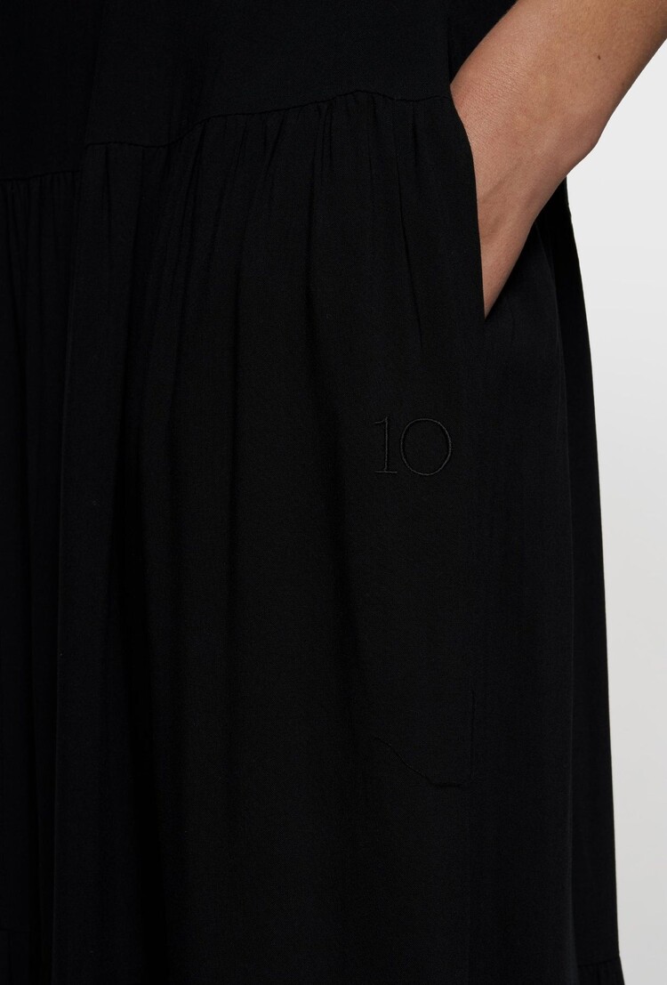 10DAYS Flowy maxi dress black 10Days
