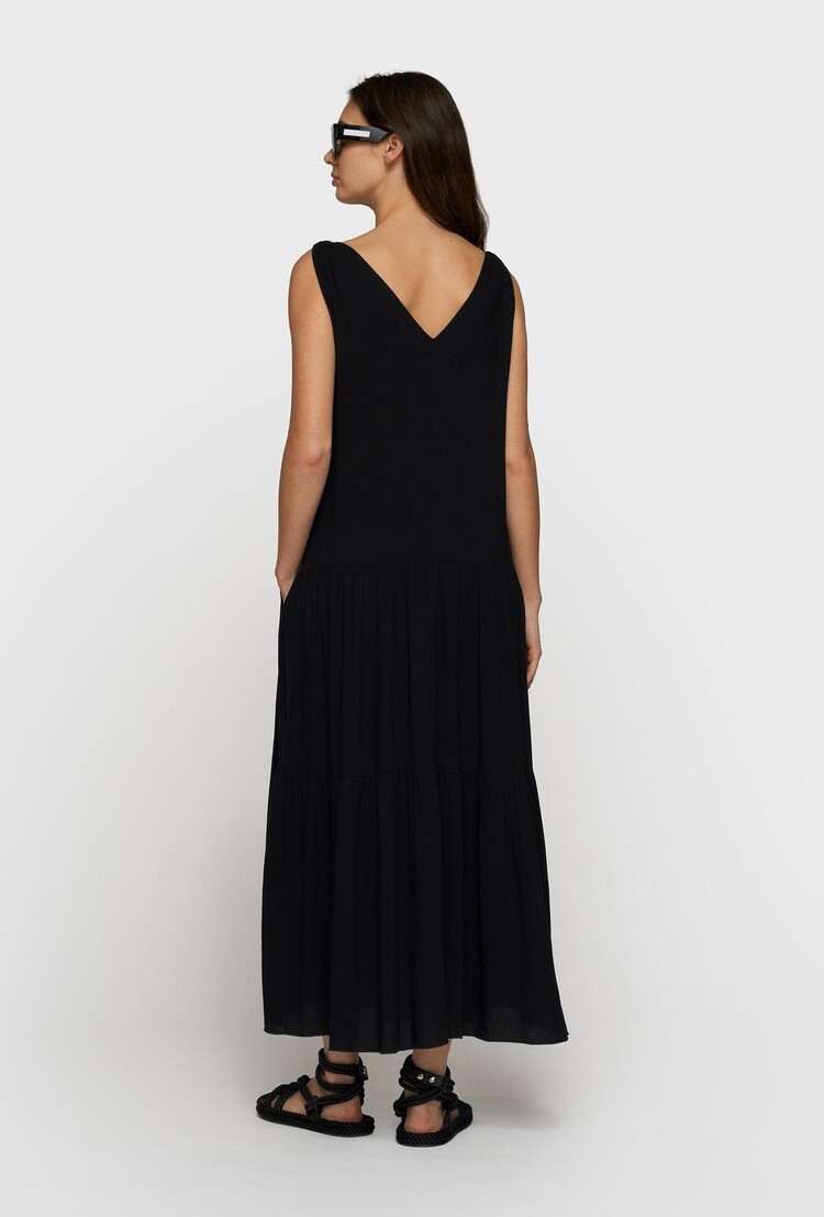 10DAYS Flowy maxi dress black 10Days