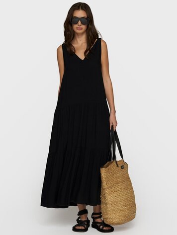 10DAYS Flowy maxi dress black
