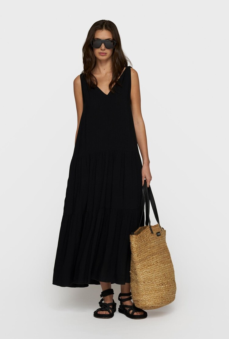10DAYS Flowy maxi dress black 10Days