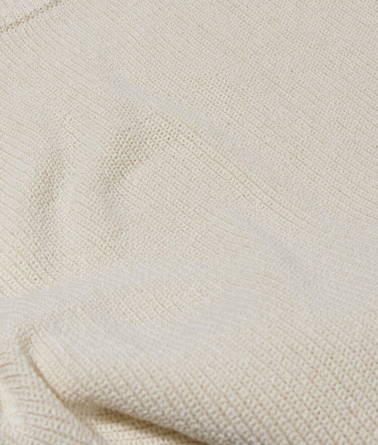 10DAYS Cotton knit top soft vanilla 10Days