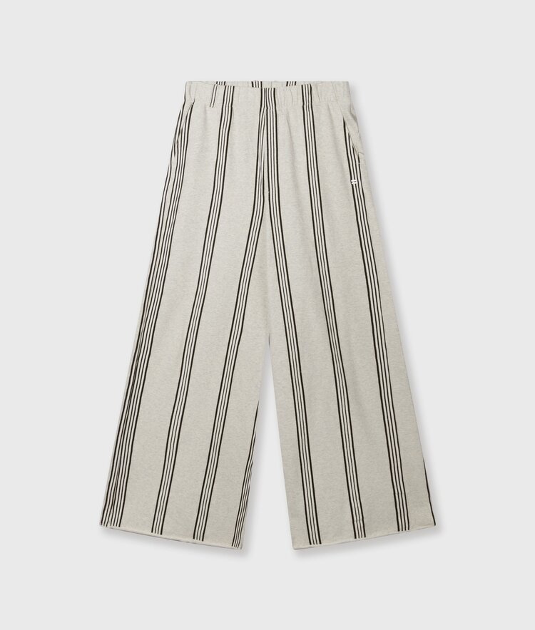 10DAYS Wide leg jogger stripes soft white melee 10Days