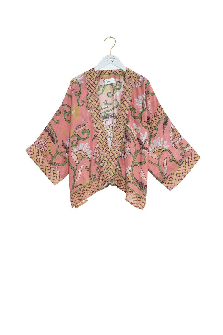 One Hundred Stars Kimono Giant Kantha Dusk One Hundred Stars