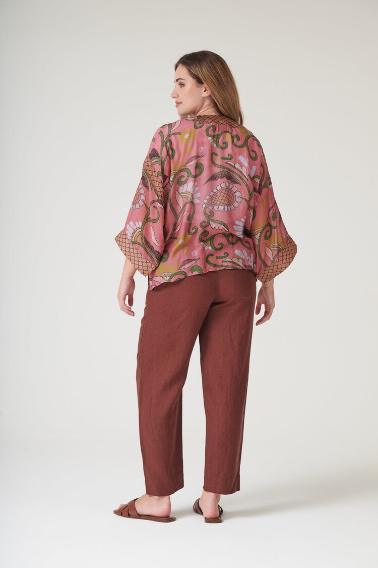 One Hundred Stars Kimono Giant Kantha Dusk One Hundred Stars