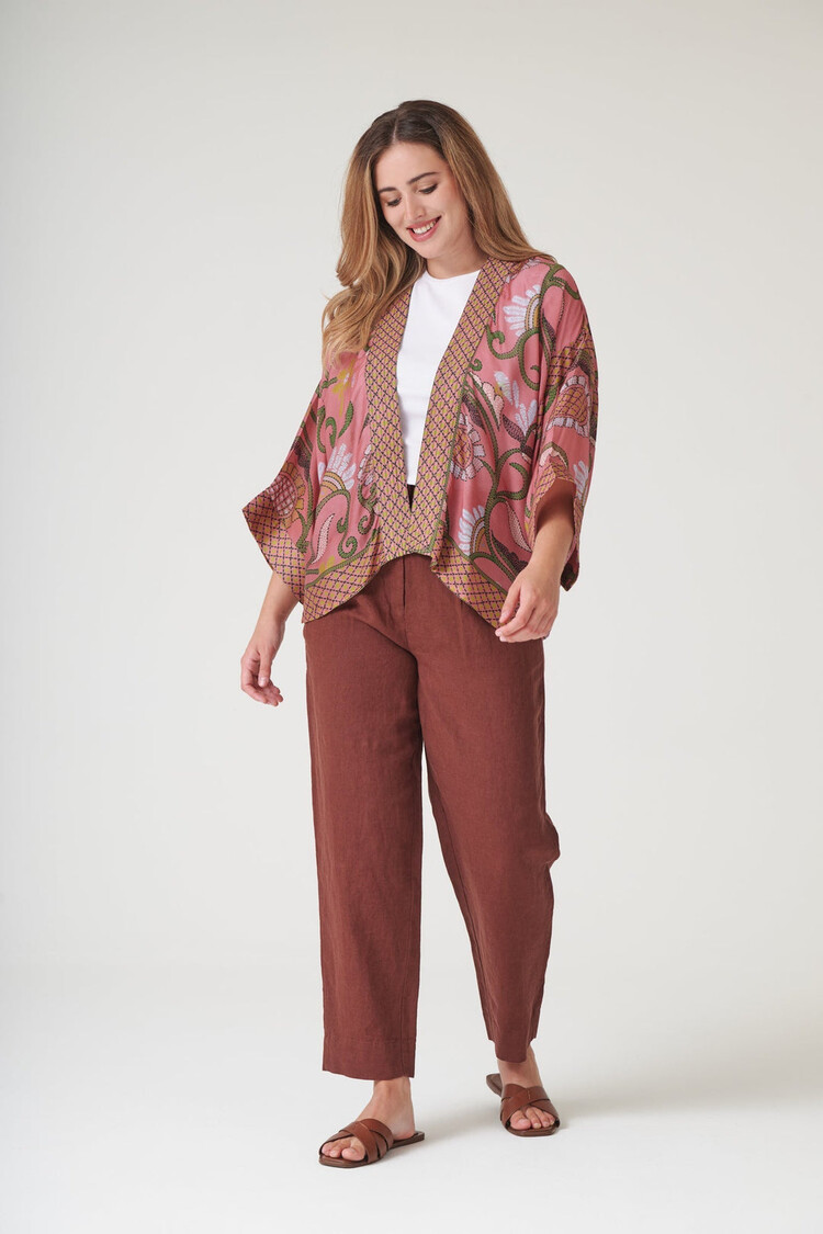 One Hundred Stars Kimono Giant Kantha Dusk One Hundred Stars