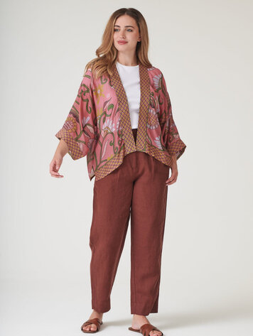 One Hundred Stars Kimono Giant Kantha Dusk