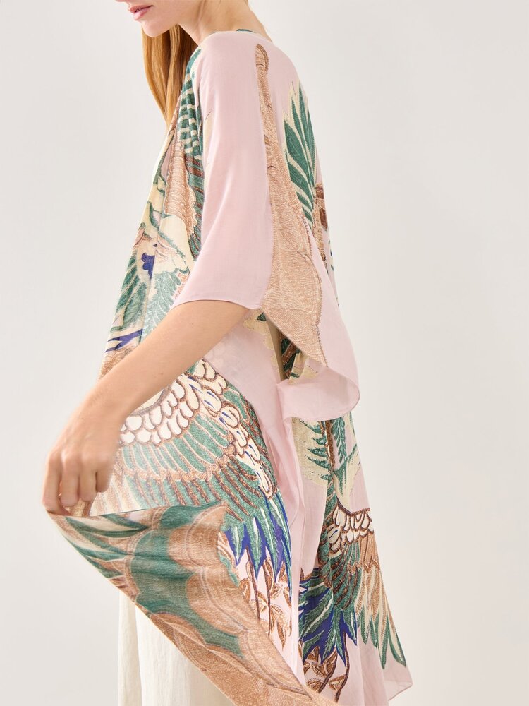 One Hundred Stars Throwover Crane Plaster Pink One Hundred Stars