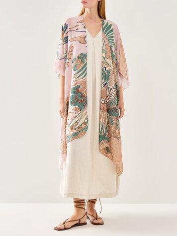 One Hundred Stars Throwover Crane Plaster Pink