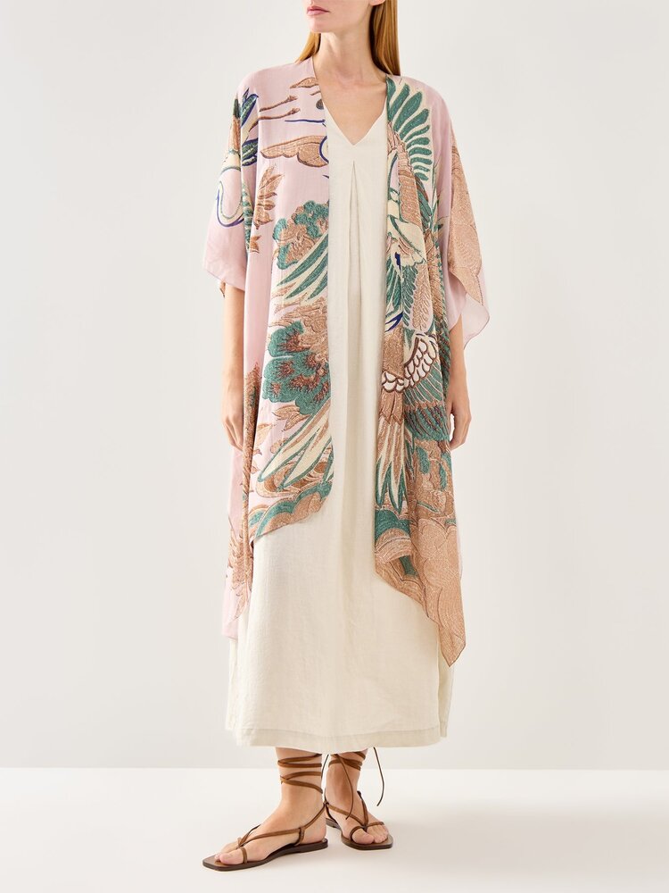 One Hundred Stars Throwover Crane Plaster Pink One Hundred Stars