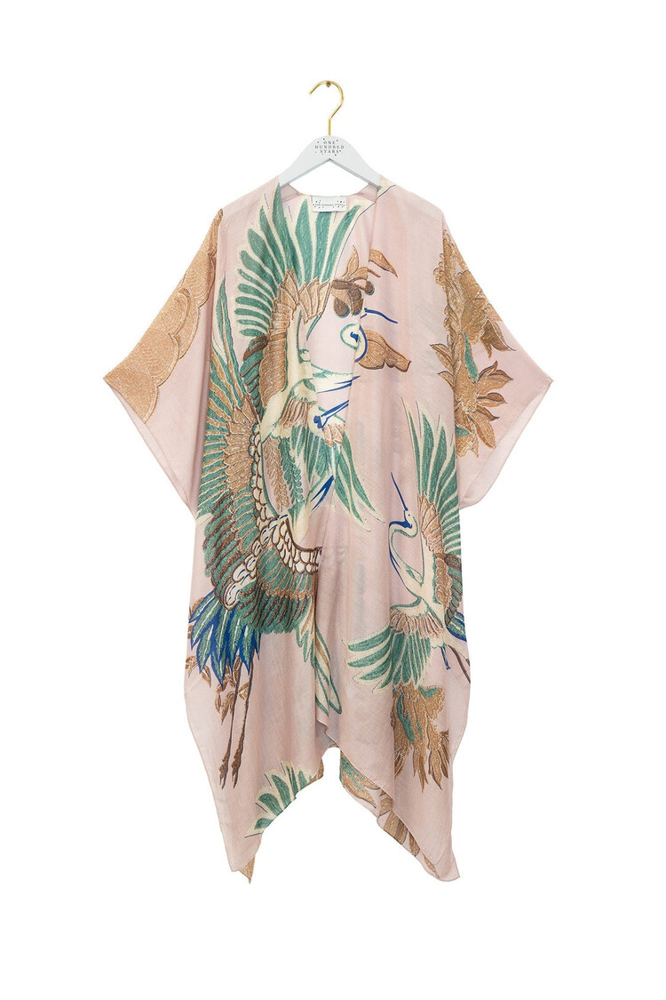 One Hundred Stars Throwover Crane Plaster Pink One Hundred Stars