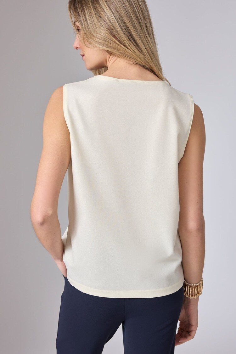 Corel Amsterdam Flo top mouwloos laminato ivory Corel