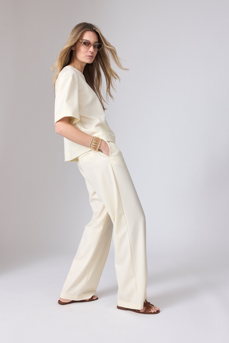 Corel Amsterdam Carmelia pants laminato ivory Corel