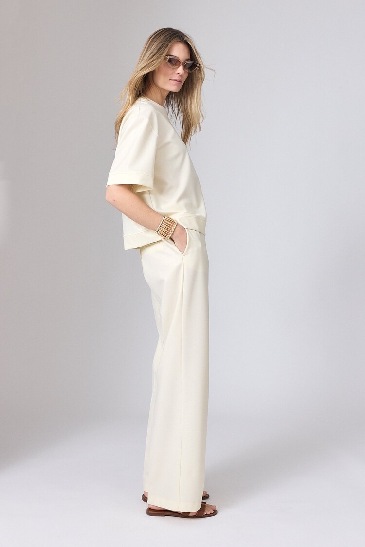 Corel Amsterdam Carmelia pants laminato ivory Corel