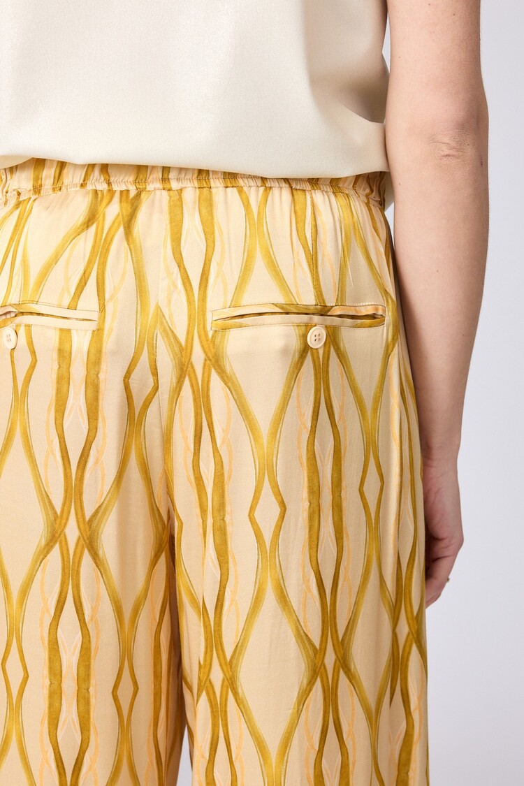 Corel Amsterdam Nola pants shine sabbia banana Corel