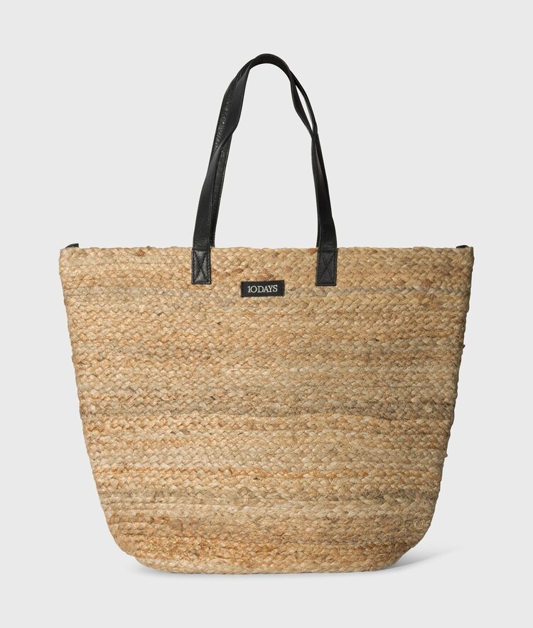 10DAYS Jute bag beach white 10Days
