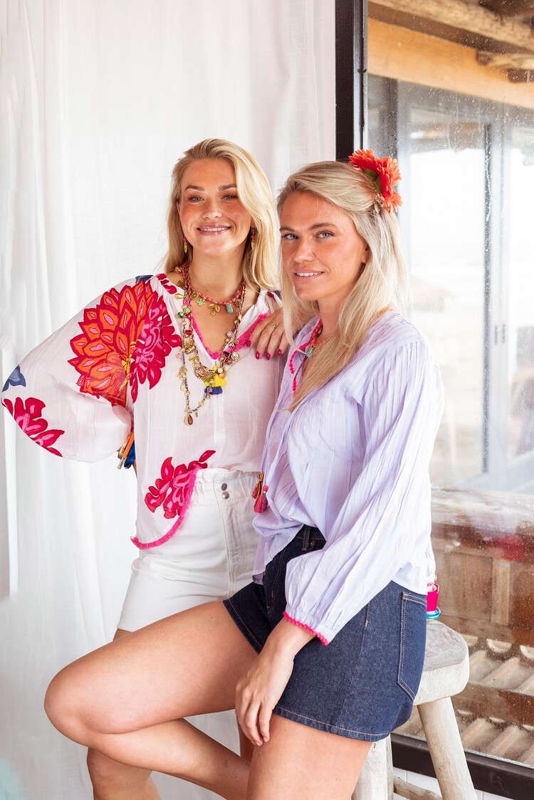 Place du Soleil Blouse S26-425 wit Place du Soleil