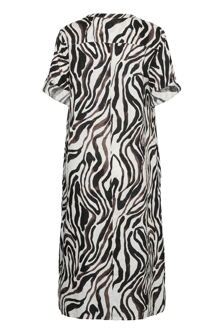 Cream CRBellis caftan dress black white animal Cream