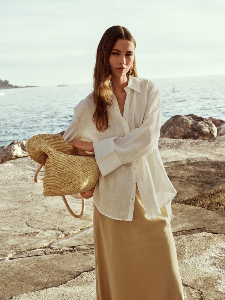 Beaumont Luna skirt soft camel Beaumont