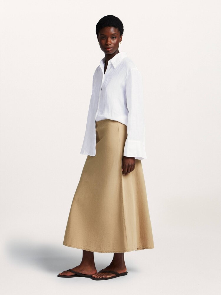 Beaumont Luna skirt soft camel Beaumont