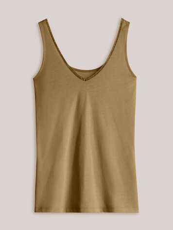 Summum Woman Top basics dark clay