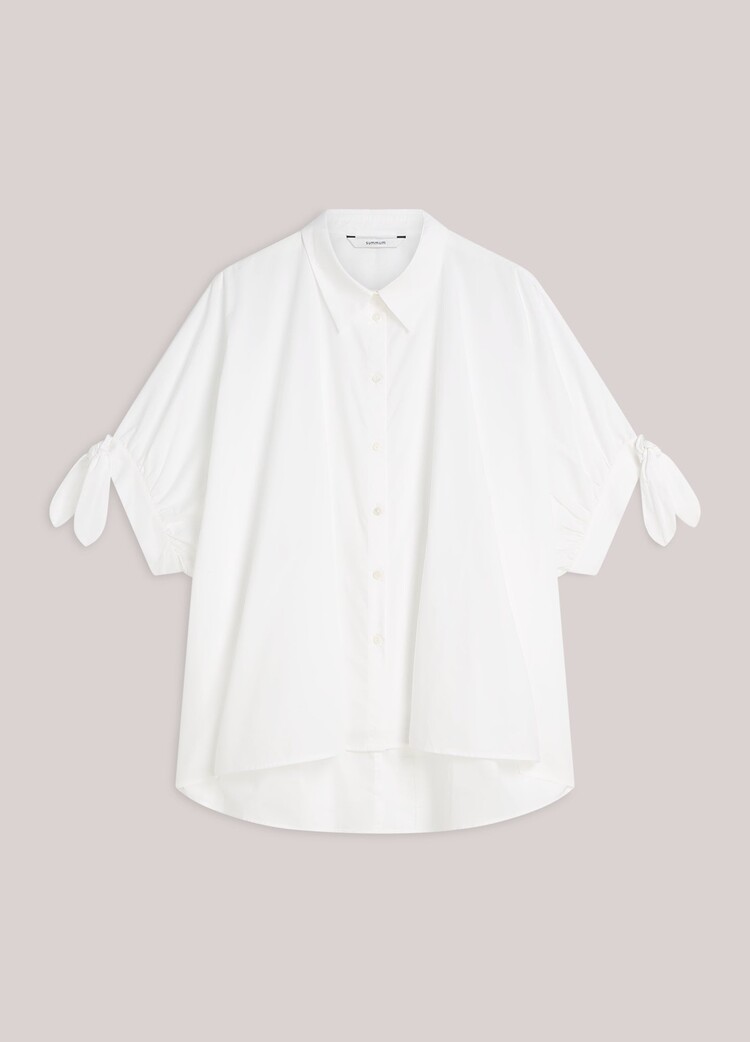 Summum Woman Blouse crispy poplin off white Summum Woman