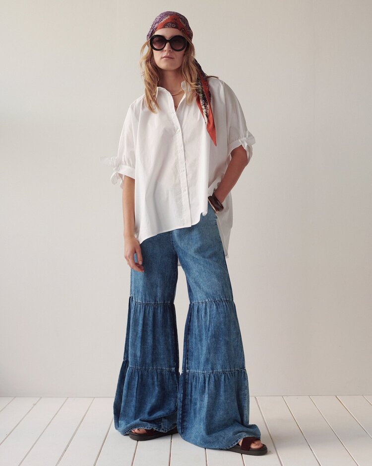 Summum Woman Blouse crispy poplin off white Summum Woman