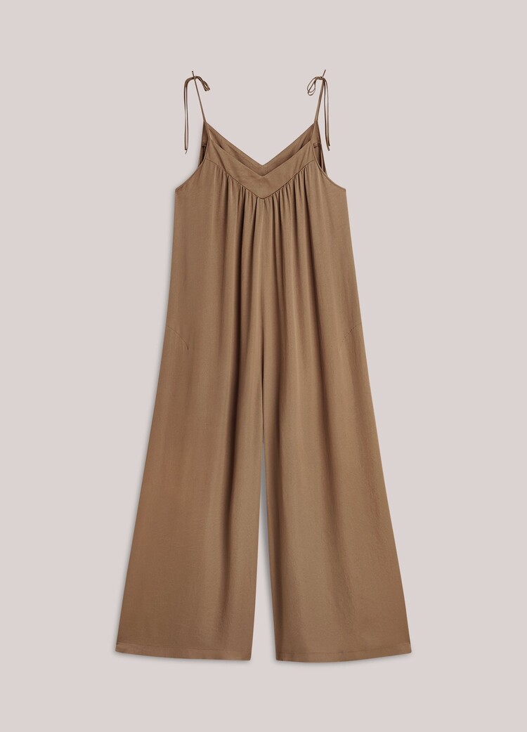 Summum Woman Jumpsuit silky touch dark clay Summum Woman