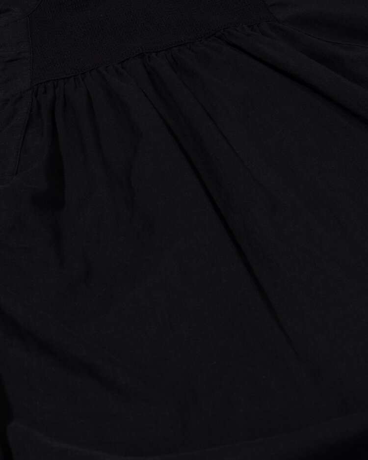 10DAYS A-line ruffle top black 10Days