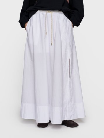 10DAYS Skirt poplin white