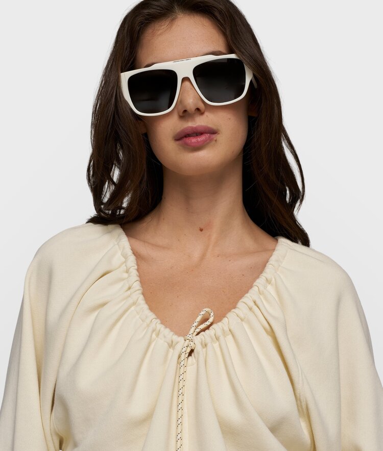 10DAYS LA sweater gathering soft vanilla 10Days