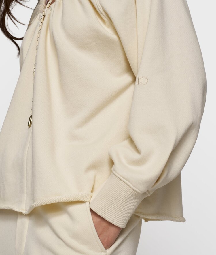 10DAYS LA sweater gathering soft vanilla 10Days