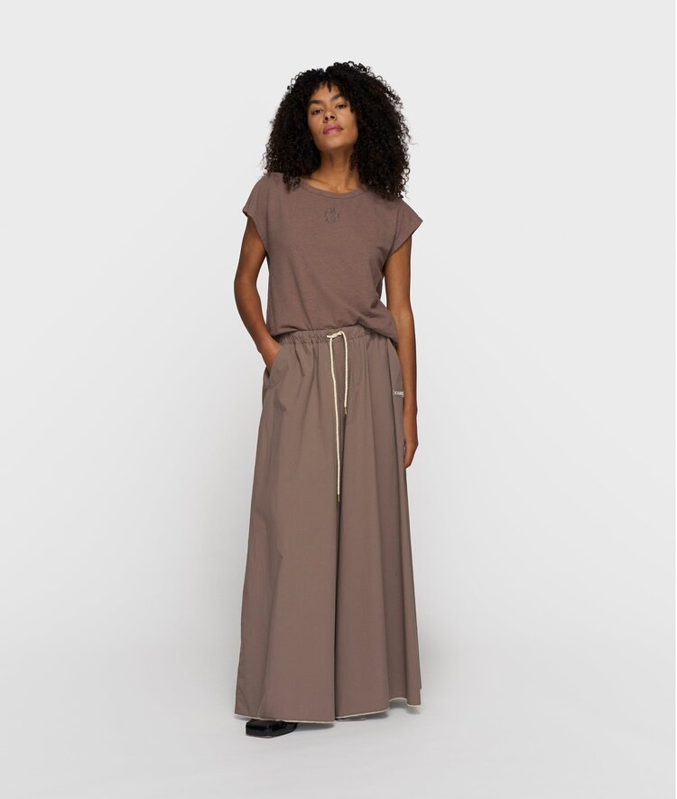 10DAYS Cotton linen tee moonrock 10Days