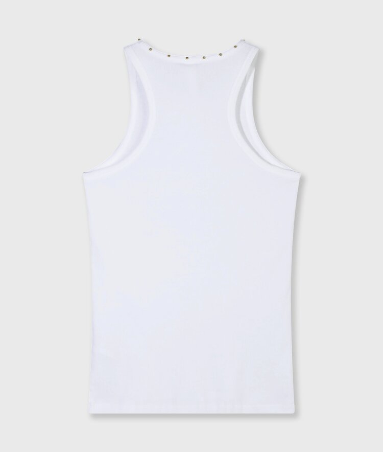10DAYS Tank top pearls white 10Days