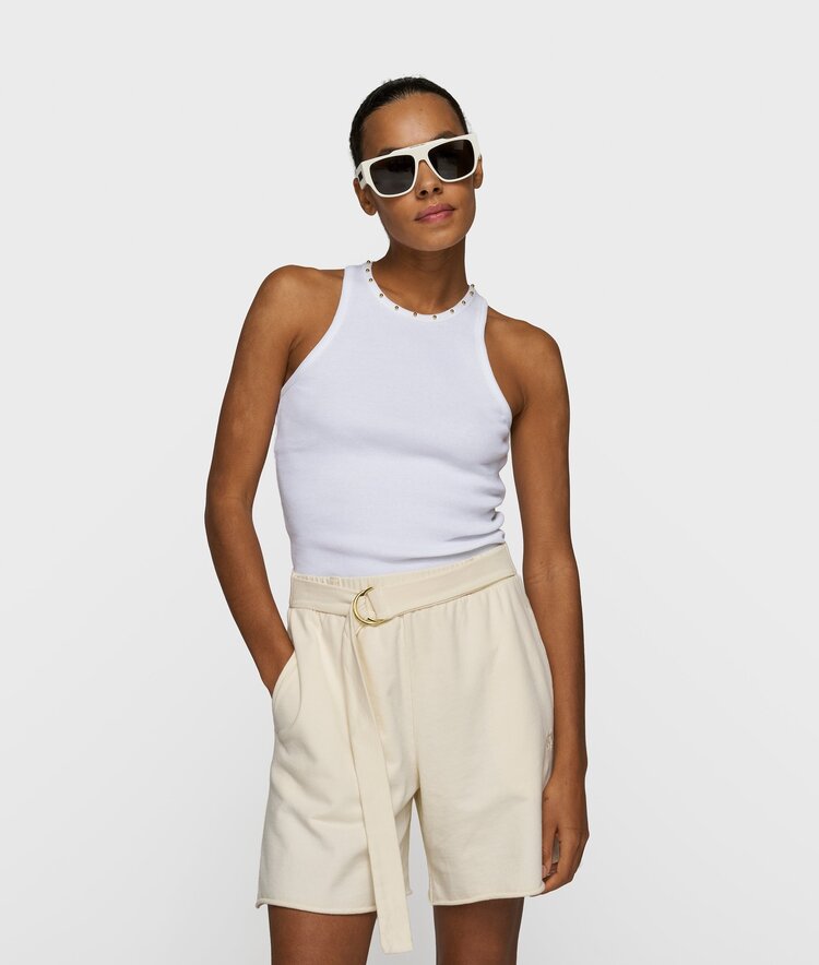 10DAYS Tank top pearls white 10Days
