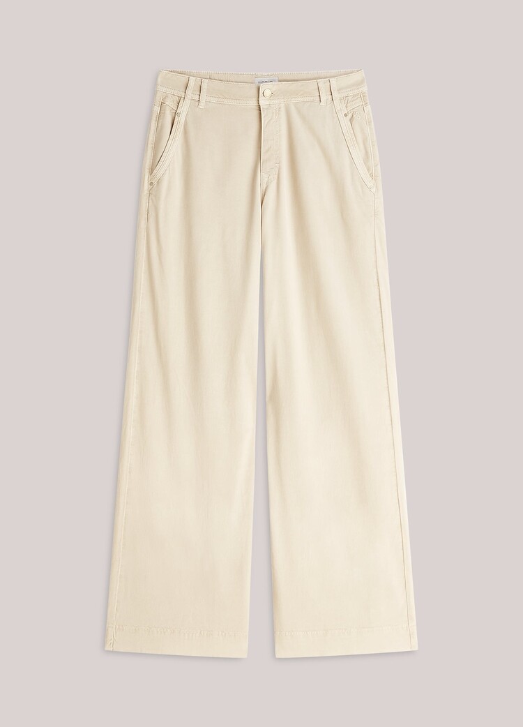Summum Woman Wide leg sky tencel pebble beige Summum Woman