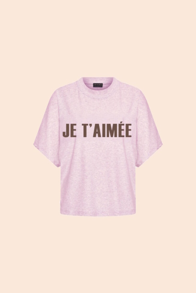 Aímée the label SelaraHS T-shirt print pink melee Aimee the Label