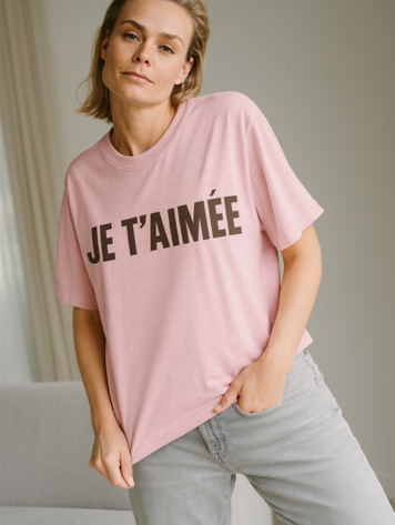 Aímée the label SelaraHS T-shirt print pink melee