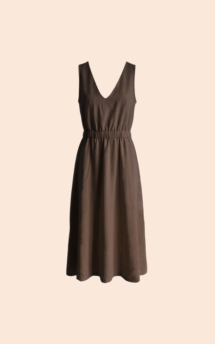 Aímée the label MelinaHS dress brown Aimee the Label