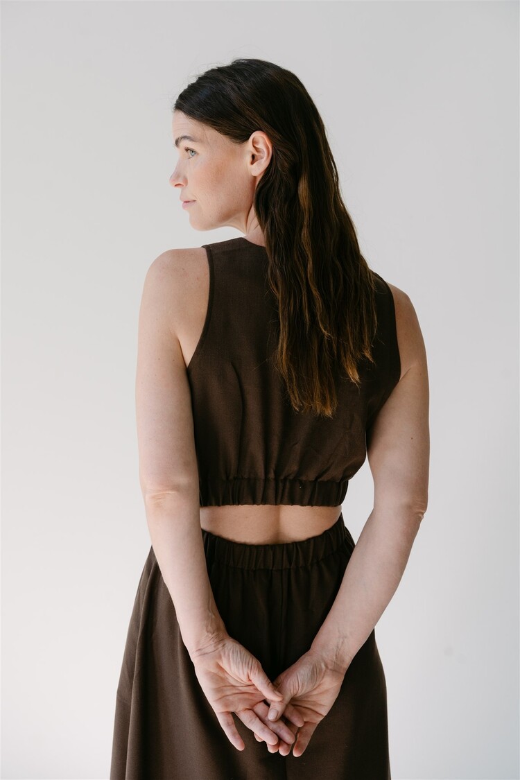 Aímée the label MelinaHS dress brown Aimee the Label