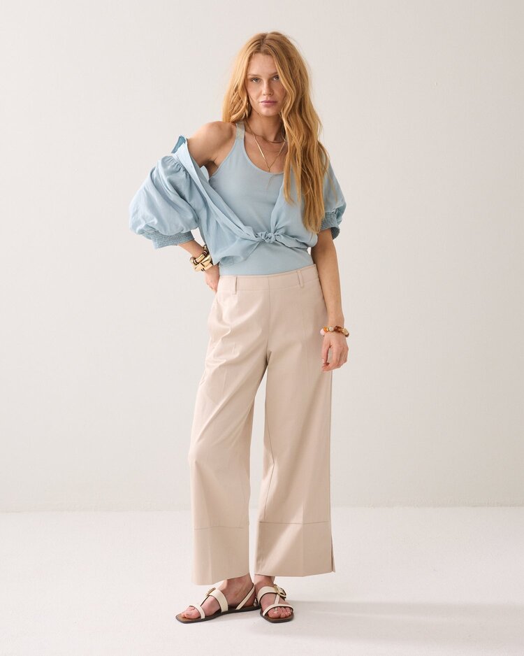 Summum Woman Top crossband basics glacier blue Summum Woman