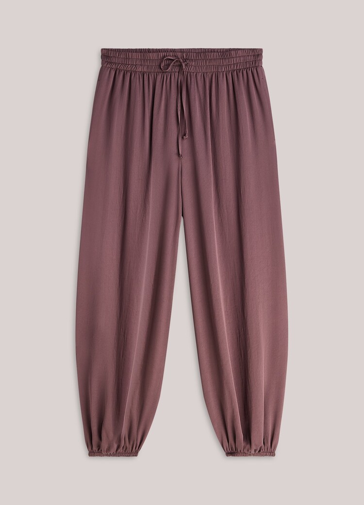 Summum Woman Trousers silky touch deep fig Summum Woman