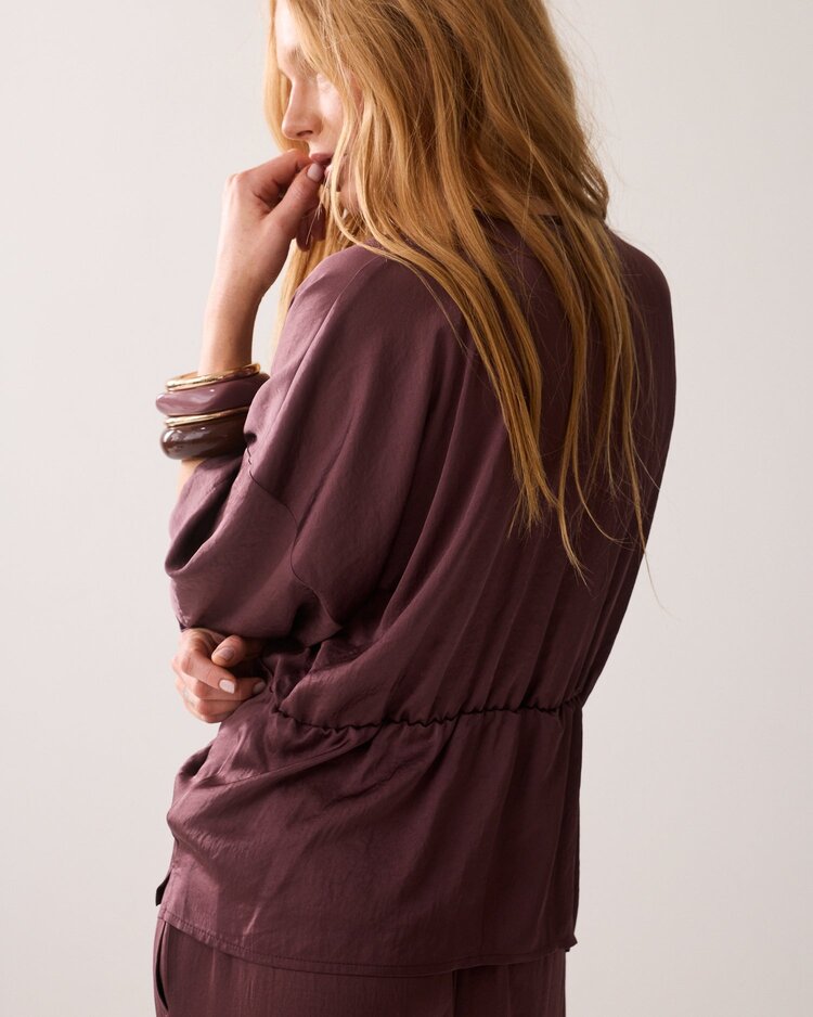 Summum Woman Top silky touch deep fig Summum Woman
