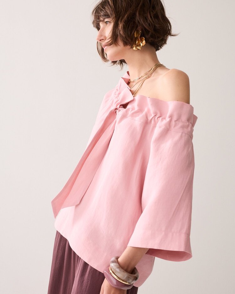 Summum Woman Top modal linen blend rose quartz Summum Woman