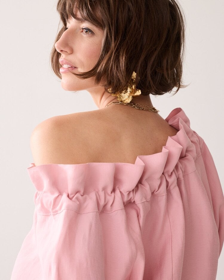 Summum Woman Top modal linen blend rose quartz Summum Woman