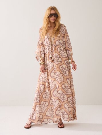Summum Woman Dress art deco print multicolour