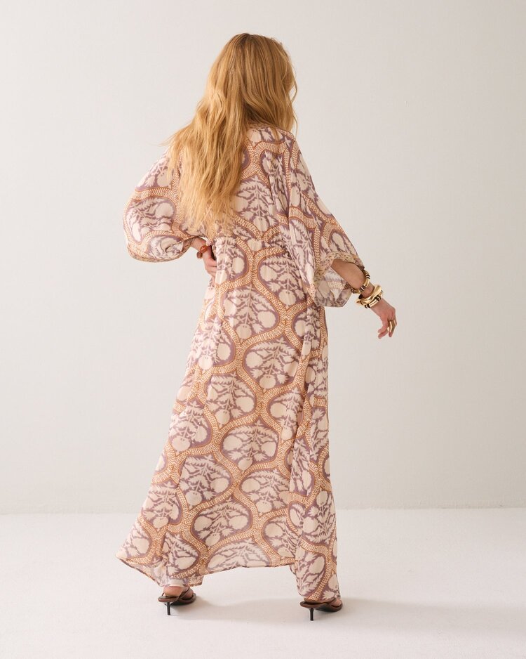 Summum Woman Dress art deco print multicolour Summum Woman