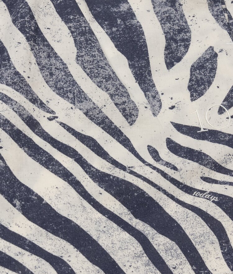 10DAYS Shorts zebra voile light vanilla 10Days