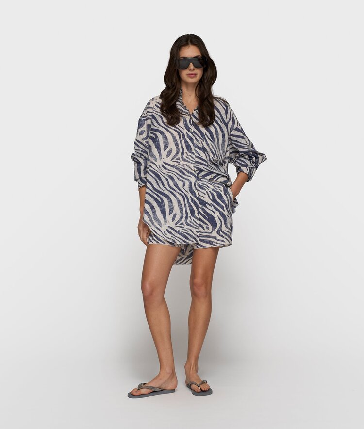 10DAYS Shorts zebra voile light vanilla 10Days