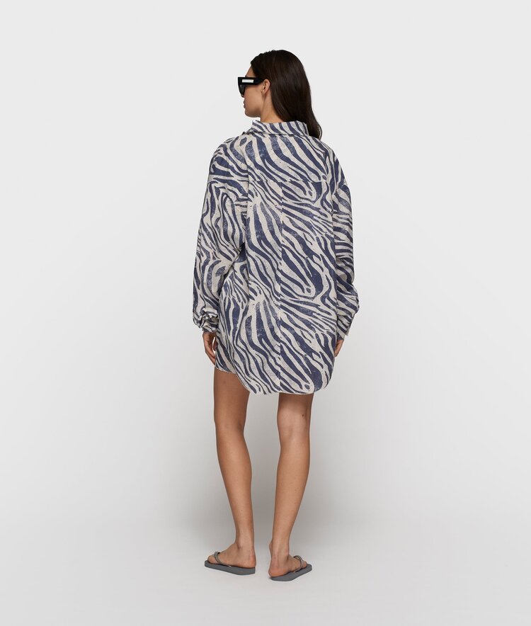 10DAYS Blouse zebra voile light vanilla 10Days